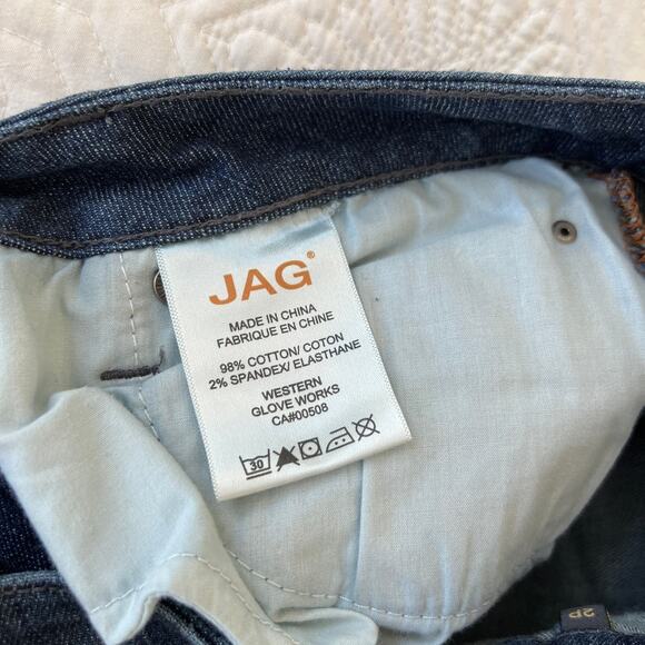 Jag Jeans Low Rise Straight Leg Denim 2 Petite Stretch - Picture 7 of 7